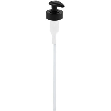 Gallon Pump Dispenser Condiment Bottle Pump Dispenser Plastic Kitchen Supplies for HouseholdBlack Caliber 2.9cm / 1.1in (1/5)