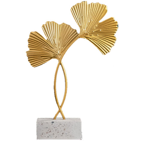Exquisite Iron Gold Leaf Ornaments Iron Tree Desktop Art Decoration Home Decoration2 21 X 14cm / 8.27 X 5.51in (1/3)