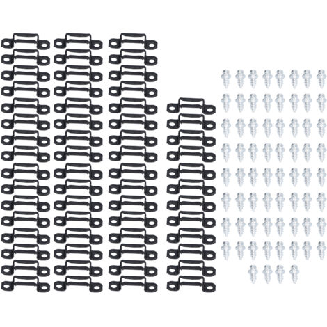 60 Set 2in 1 Furniture Concealed Connector Slide Buckle Fastener for Cabinet Wardrobe Combination AccessoriesAll Pass (1/5)