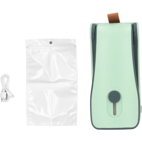 Mini Food Sealer Small Handheld Bottom Magnetic Design USB Charging Quick Sealing Food Sealer Machine (1/5)