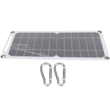 Solar Panel 6W 5V Monocrystalline Silicon Durable Semi Flexible Portable Solar Panel Charger for Car Boat Phone (1/5)