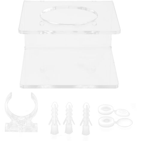 WallMounted Sword Rack Vertical Type Acrylic Display Stand Holder for Home Living Room Transparent (1/5)