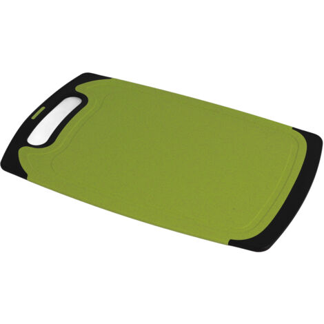 Wheat Straw Cutting Board Hemming Design Anti Slip Anti Overflow Sink Healthy Chopping Board for Household Outdoor CampingGreen (1/5)