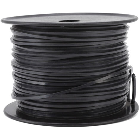 3.3mm/0.13in Square String Trimmer Line High Efficiency Nylon Black Grass Trimmer Line Replacement for Husqvarna 100m/328.1ft (1/5)