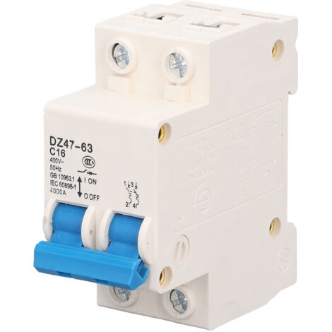 2P Miniature Circuit Breaker Multiple Protection Functions High Safety 16A 220V Circuit Leakage Breaker for Electricity (1/5)