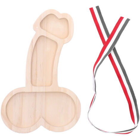 Novelty Aperitif Board 24cm 3 Part BPA Free Cheese Plate Beech Wood Practical Food Platter for Gift Housewarming Party Right (1/5)