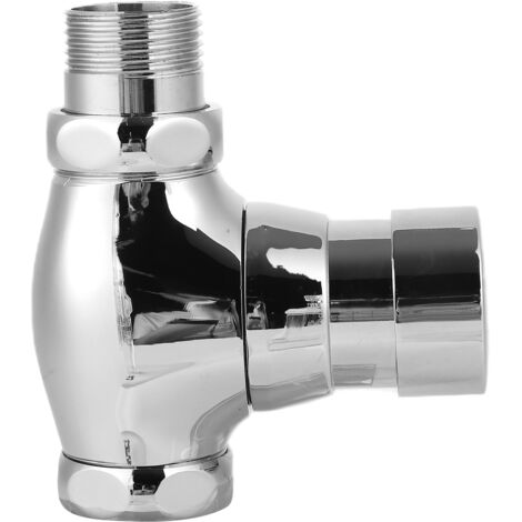 Urinal Flush Valve Brass Hand Pressing Delay Self Closing Bathroom Flushing Valve for Home Hotel Public Toilet (1/5)