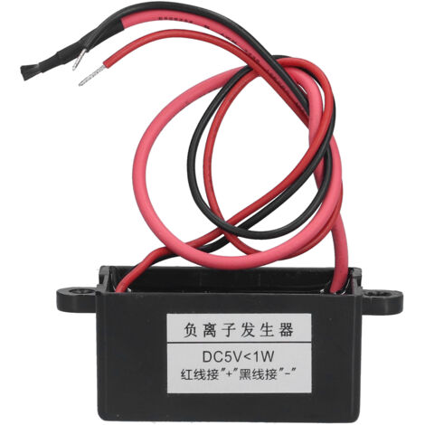 Negative Ion Generator Mini Air Purifier Black Ionizer Generator Module for Water Dispenser DC5V (1/5)