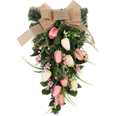 Simulation Wreath Door Hanging Wreath Artificial Decorative Wreath for Home Decoration