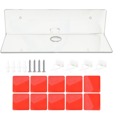 Wall Mounted Toy Holder Shooting Model Toy Acrylic Display Stand Rack Bracket Transparent (1/5)