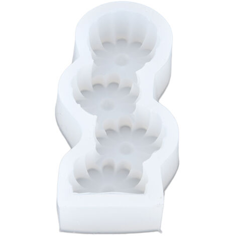 Candle Molds Silicone Easy Demoulding Food Grade Silicone DIY Chocolate Cake Mould for DIY Crafts Home DecorationDaisy (1/5)