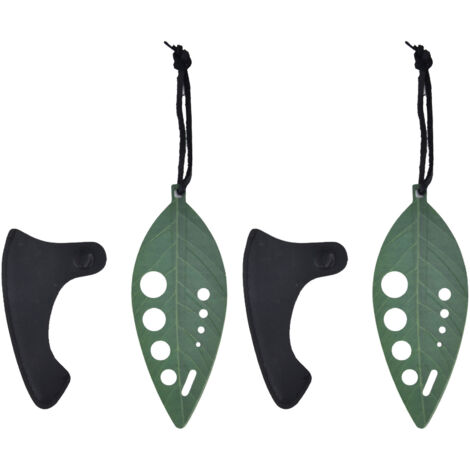Herb Stripper Multifunctional 9 Holes Stainless Steel Vegetable Leaf Remover with Protective Holder (1/5)