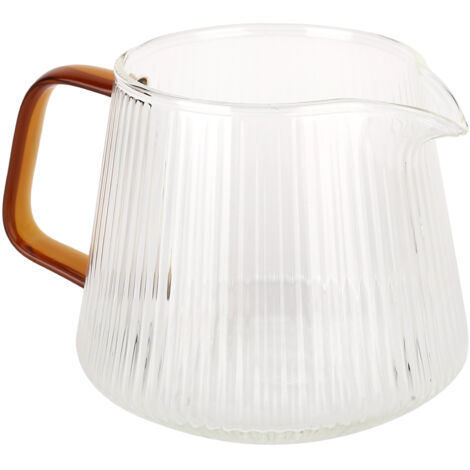 Coffee Cup High Borosilicate Transparent Thickened Tea Cup with Handle for Home Coffee Shop500ml (1/5)