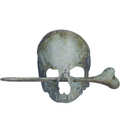 Halloween Hairpin Iron Small Exquisite Reusable Lifelike Halloween Hair Stick for Party Bar HomeSkull (1/5)
