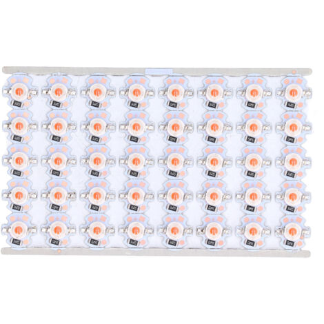 LED Chip Bulb High Brightness Energy Saving DIY Lamp Beads with Aluminum Plate for 1W 12V Headlights Cabinet LightsRed Light (1/5)