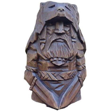 Odin Thor Resin Viking Statue Art Craft Ornaments for Home Outdoor Garden Decoration (1/5)