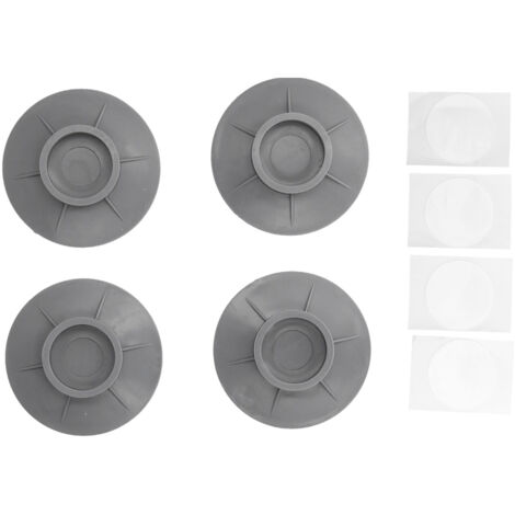 4Pcs Vacuum Suction Cup Design Washing Machine Feet Pad Non Slip Anti Vibration Noise Reduction Pad (1/5)