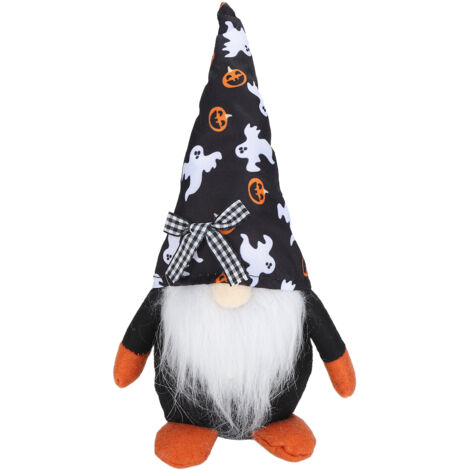 Halloween Gnome Plush Decor Handmade Eco Friendly Portable Durable Rudolph Faceless Doll for Home Party TableWizard (1/5)