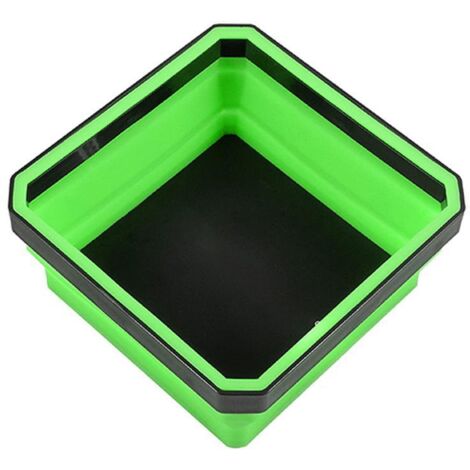 Collapsible Magnetic Parts Tray Tool Tray for Screw Nuts Washers Pins Other Small Parts (1/5)
