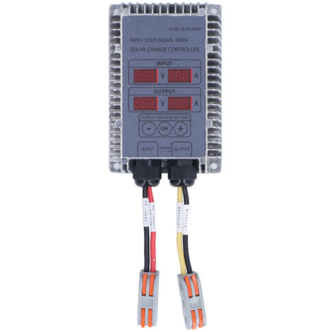 Solar Charge Controller MPPT Buck Charging 10‑30V Adjustable Control for Battery 300W (1/5)