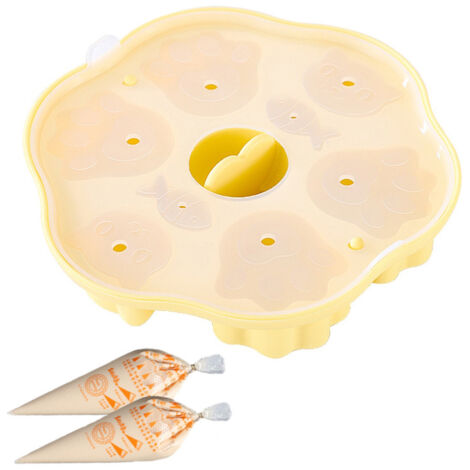Silicone Steamed Cake Mold Multi Cavity Pastry Food Cute Mould DIY Non Stick Mould Set for Baby Kitchen Baking Tool (1/5)