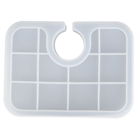 Silicone Mold Translucent Epoxy Resin Drop Glue Tray Tool for DIY Baking Decoration MakingSmall (1/5)