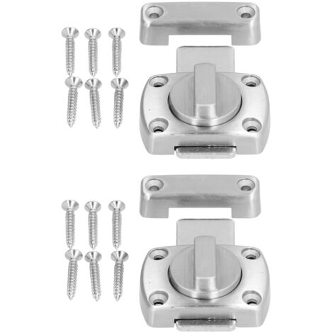 2pcs Door Lock Thickened High Hardness Zinc Alloy Anti Locking Door Buckle for Doors Secruity (1/5)