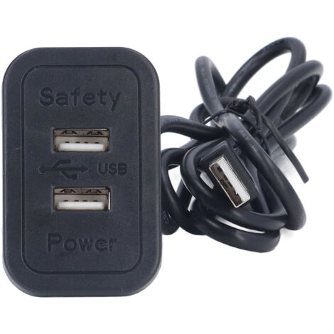 Double USB Charge Station 5V Sofa Recessed USB Power Hub Wiring Board Power Outlet Socket for Household (1/5)