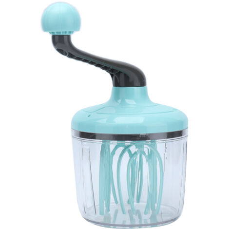 Hand Mixer PP Handheld Egg Beater with Detachable Handle Cream Whisk Convenient and Non Slip Light Green for Kitchen (1/5)