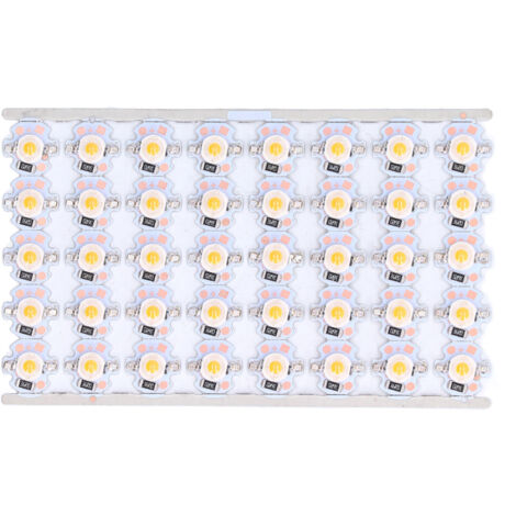 LED Chip Bulb High Brightness Energy Saving DIY Lamp Beads with Aluminum Plate for 1W 12V Headlights Cabinet LightsYellow Light (1/5)