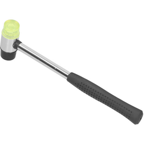 Mini Hamme Double Sided Rubber Nylon Hammer Hand Tool with Non Slip Handle for Household Jewelry Craft (1/5)