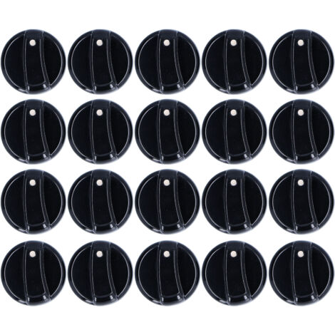 20PCS 8mm Universal Kitchen Range Control Knob ABS for Gas Stove Microwave Oven Water Heater (1/5)
