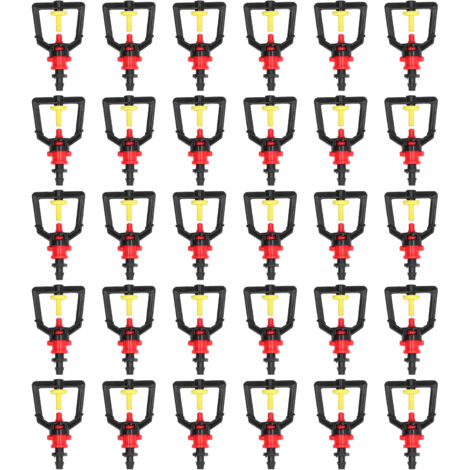 30 Sets Irrigation Sprinkler Water Saving Plastic Nozzle Connector Kit Garden Lawn Accessories (1/5)