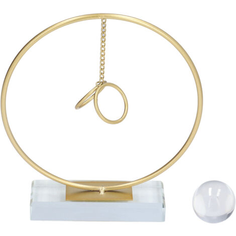 Crystal Ball Ornament Modern Simple Abstract Style Add Vitality Safe Durable Widely Used Fortune Teller Crystal Ball (1/5)