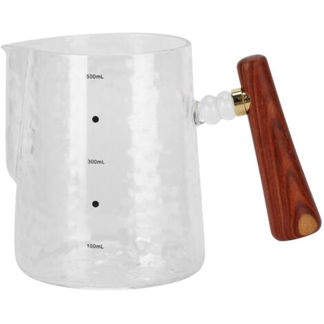 Household Milk Cup Glass Water Cup 500ml Coffee Cup Juice Cup Used in Cafes Restaurants Hotels (1/5)