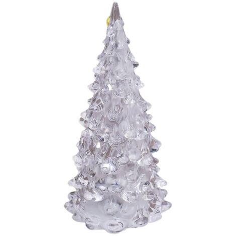 LED Crystal Mini Christmas Tree Night Light Lamp Color Changing Christmas Night Lamp Home Decor Christmas Decoration Kids Gift (1/5)