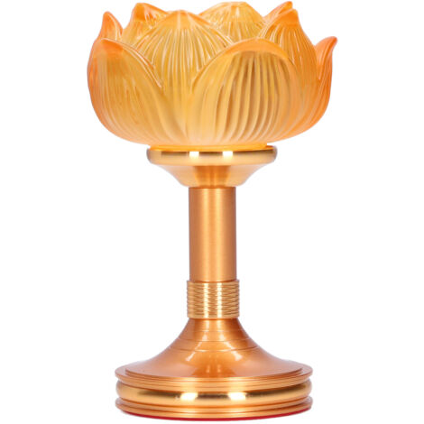 Buddhist Lotus Light Good Stability Elegant Fashion Exquisitely Made Buddhist Lamp for Kitchen Living Room (1/5)