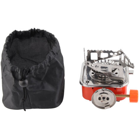 Mini Camping Stove Foldable 2800W 100g/hr Lightweight Portable Camping Stove for Outdoor Activities Picnic Travelling