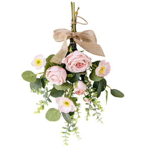 Wall Hanging Artificial Bouquet Artificial Rose Bouquet for Wedding (1/5)