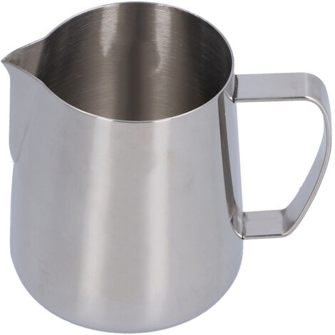 400ml Coffee Pitcher Cup 304 Stainless Steel Coffee Milk Frothing Cup for Home Bar (1/5)