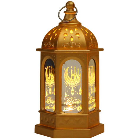 Ramadan Lantern Festival LED Electronic Night Light Decoration Table Lamp Ramadan Decoration LED Eid Mubarak Night Light for Home Decor (1/5)