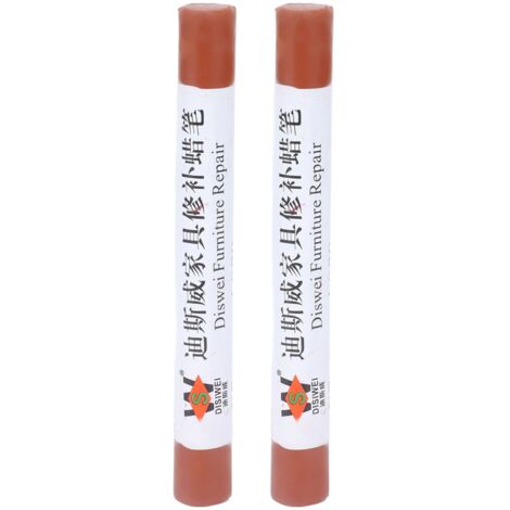 2pcs Furniture Paint Floor Repair Crayon Scratch Patch Paint Pen Wood Composite Repairing Material Red Oak (1/5)