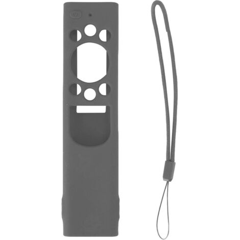 Anti Drop Remote Control Silicone Protective Cover Solar Cell Remote Control Replacement Cover for Samsung TM2180EcoBN59 Grey