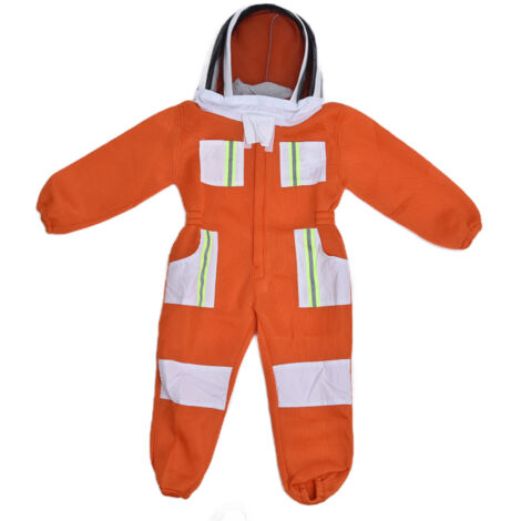 Children's Mesh Breathable Bee-proof Clothing One-piece Bee-proof Clothing Special Child Protective Clothing (1/5)