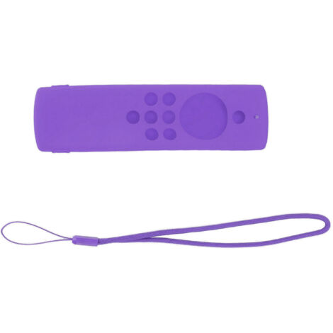 Silicone Remote Protective Cover Washable Remote Control Case Shockproof Remote Protector for Fire TV Stick Lite Purple
