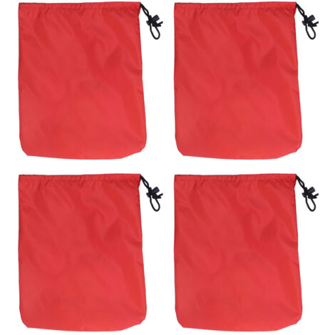 4PCS Car Rearview Mirror Protective Cover 190T Polyester Taffeta Faucet Frost Guard CoverRed (1/5)