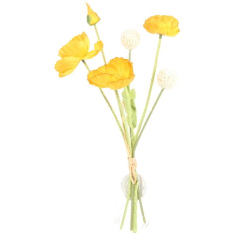 Artificial Gold Flower Bouquet 36cm Fake Gold Flower Bouquet (1/5)