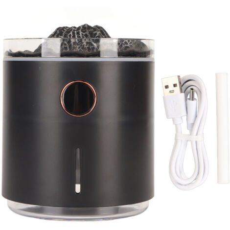 Aromatherapy Mist Diffuser Intelligent Multifunctional Timing Atomizing Flame Humidifier for Bedroom Living Room White (1/5)