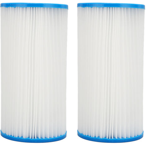 2Pcs Pool Filter Cartridge Filter Element Replacement for Hot Tubs Spas Children's Swimming Pools (1/5)