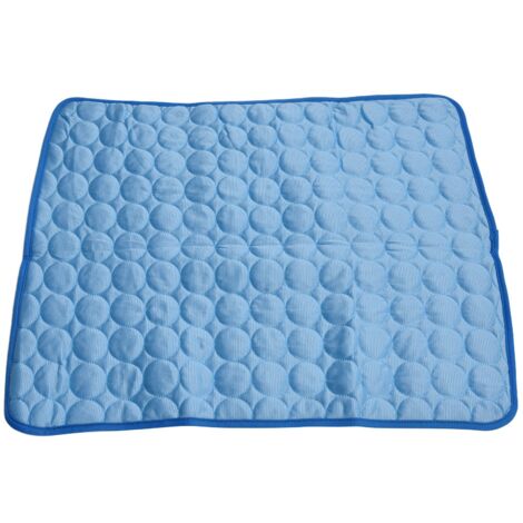 Pet Cooling Mat Breathable Soft Summer Dog Cat Sleeping Pad for Kennel Sofa Bed FloorBlue XXL (1/5)